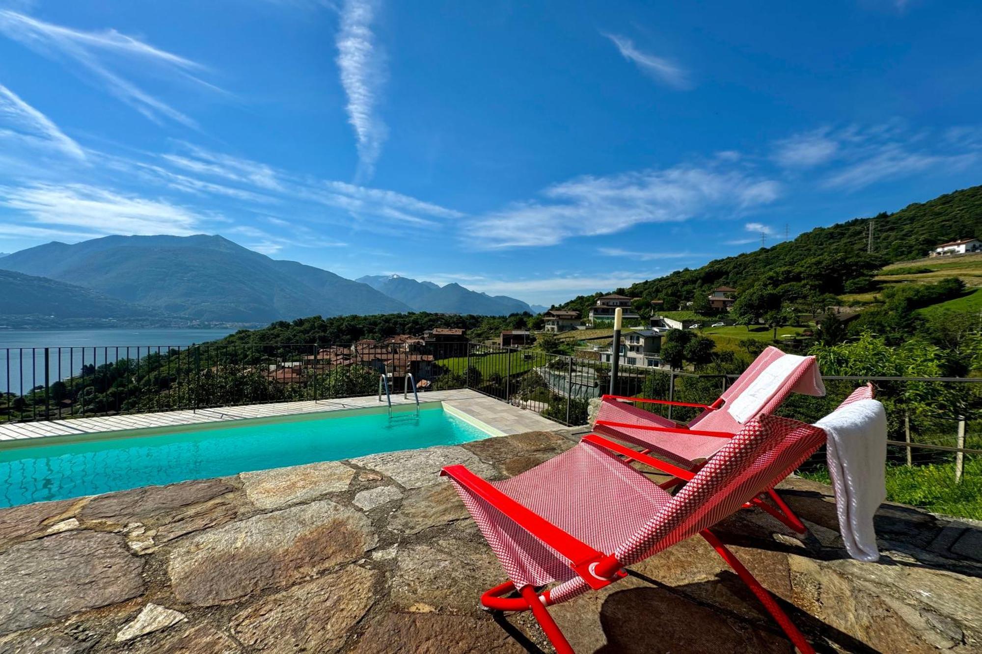 Belmonte Terrazzo Apartment Pianello Del Lario Exterior foto